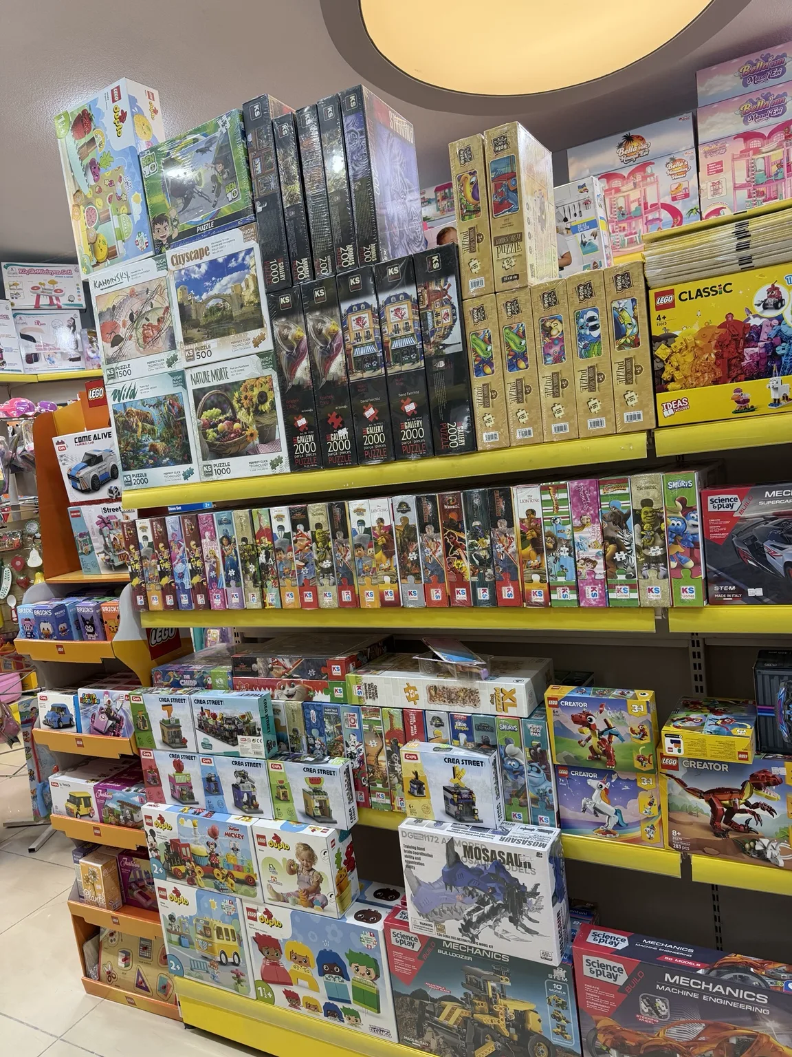 Puzzle, LEGO ve eğitici setler